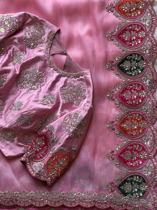 Rose Riwaaz Saree