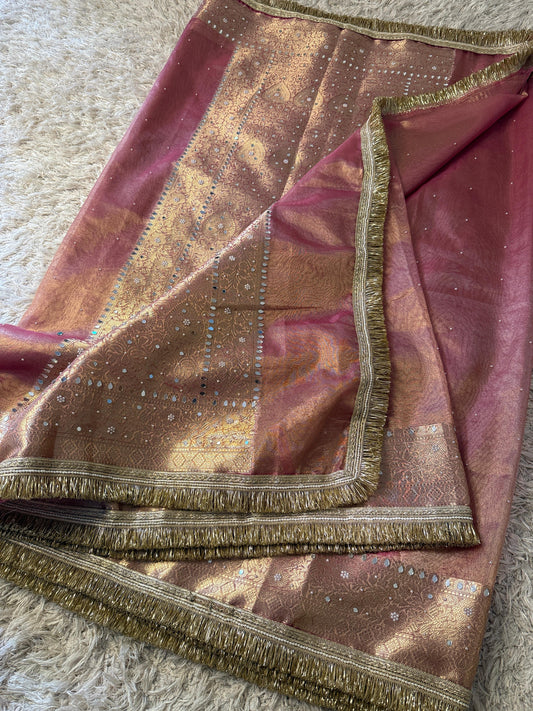 Golden Aura Saree