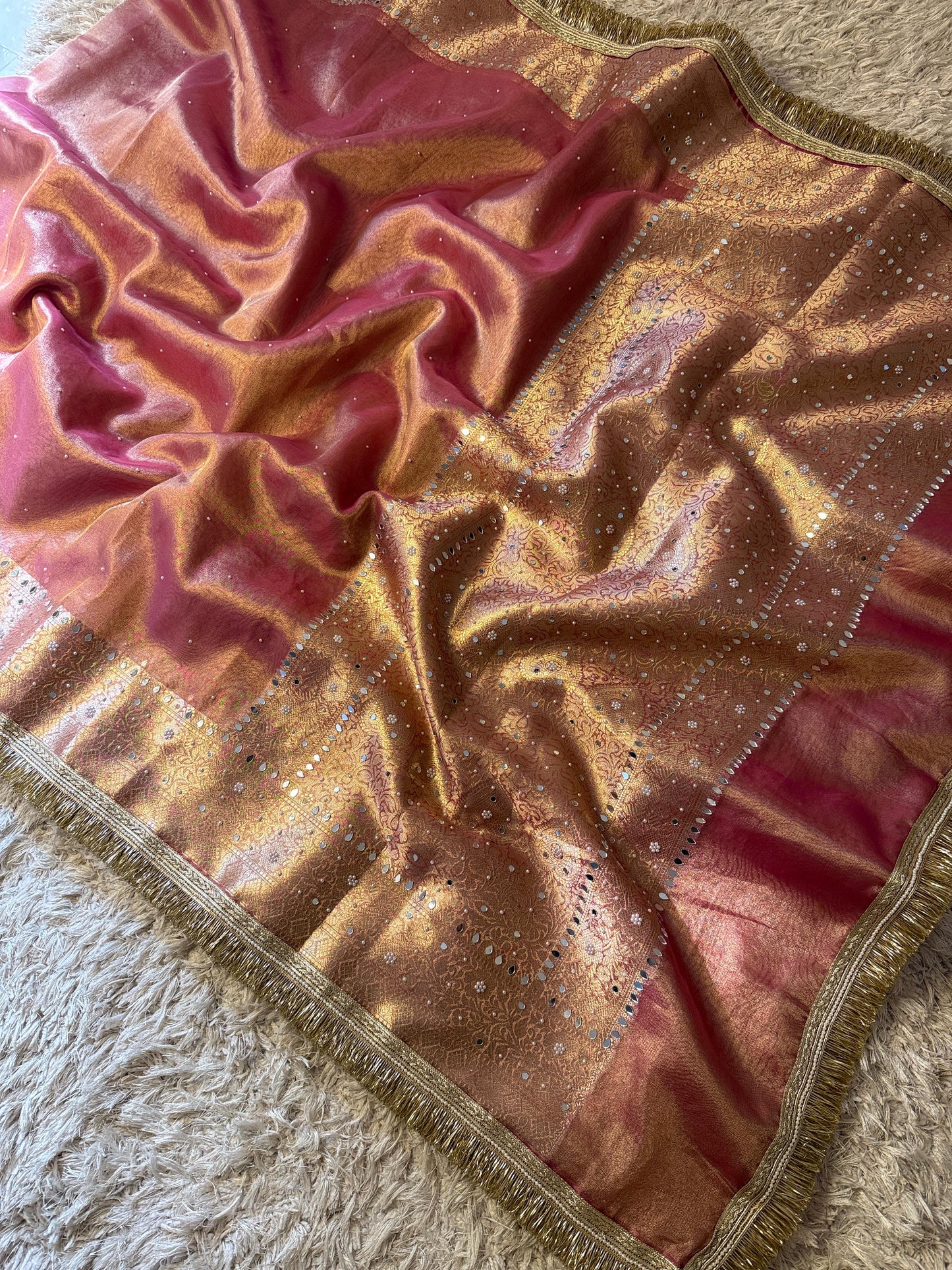 Golden Aura Saree