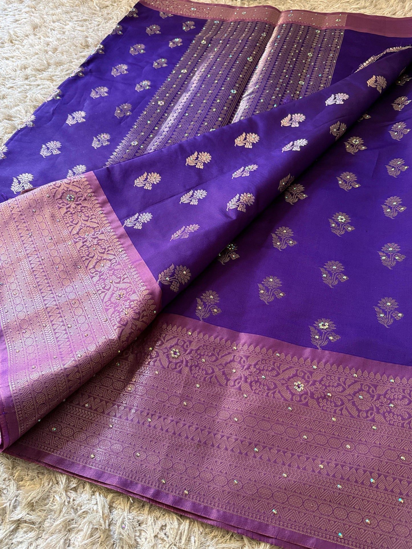 Mystic Lavender Saree
