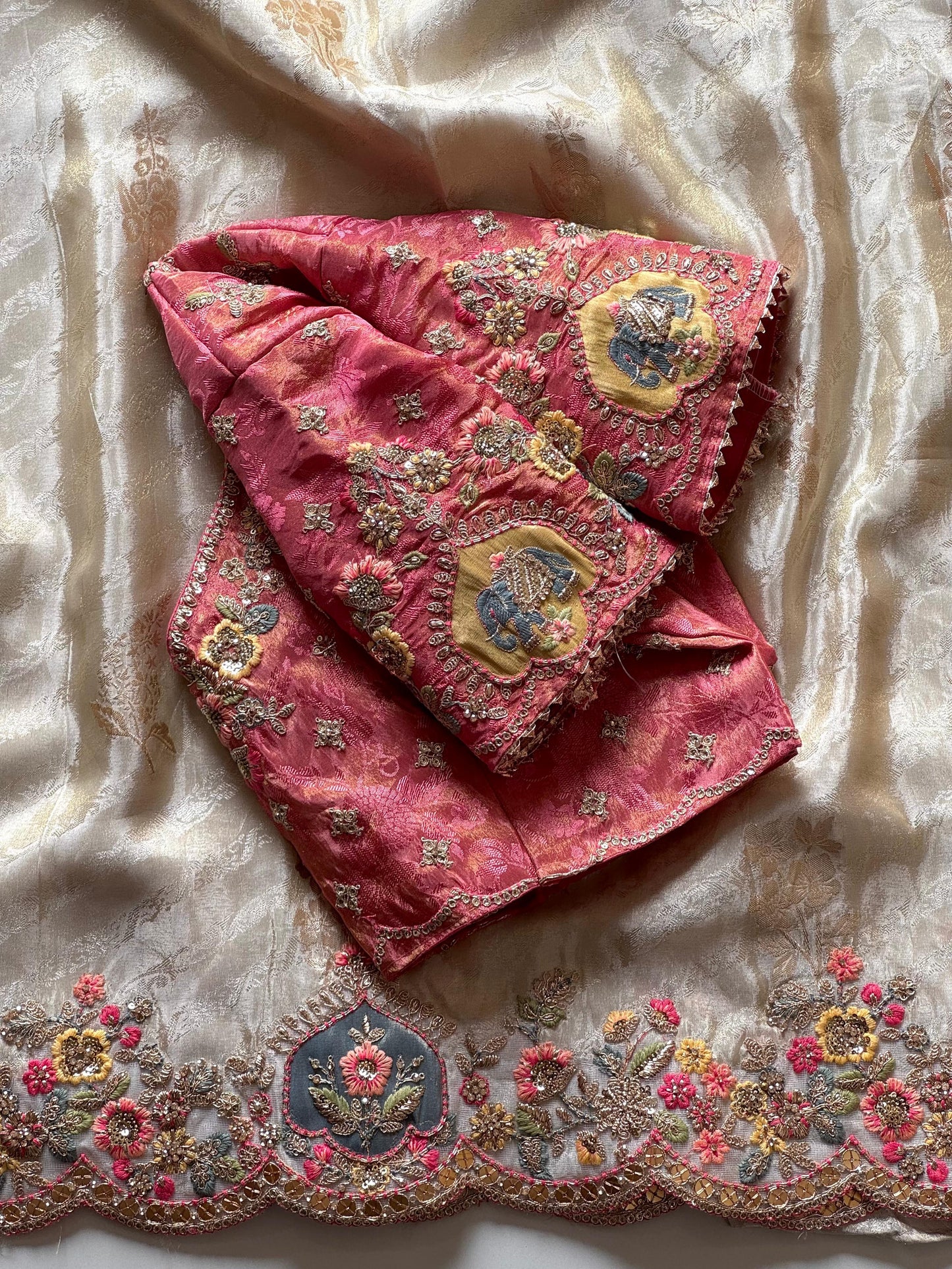 Rosy Petal Saree