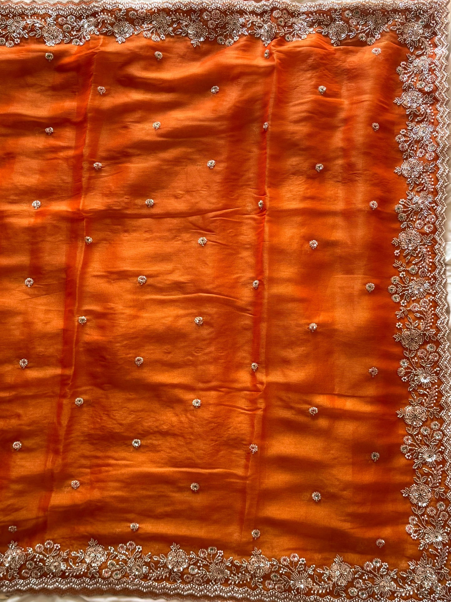 Amber Glow Saree