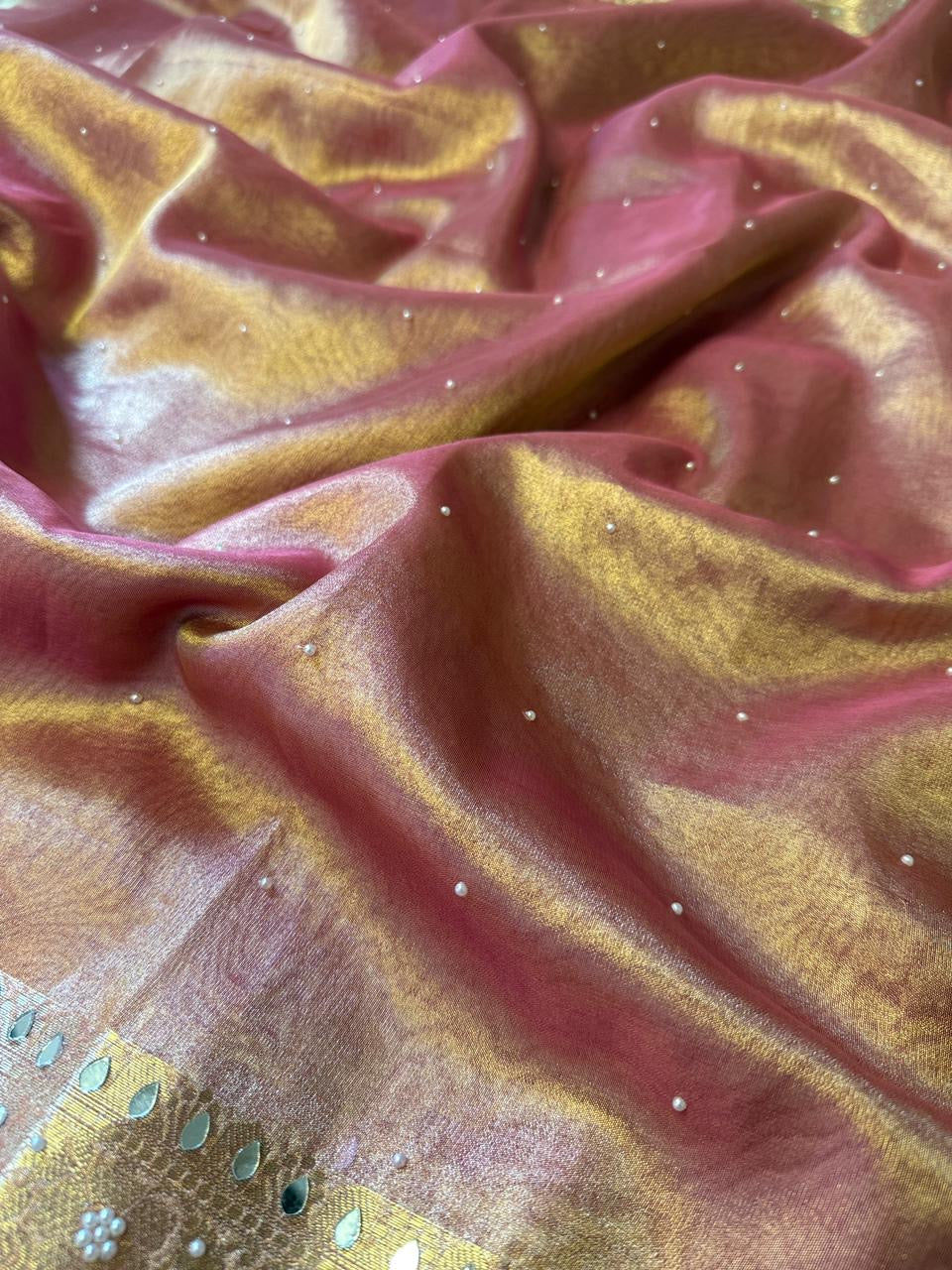 Golden Aura Saree