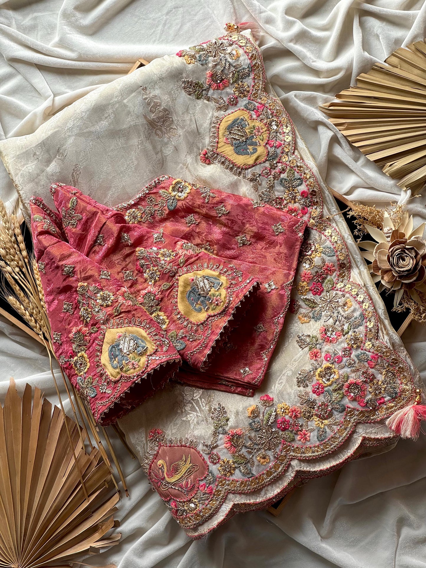 Rosy Petal Saree