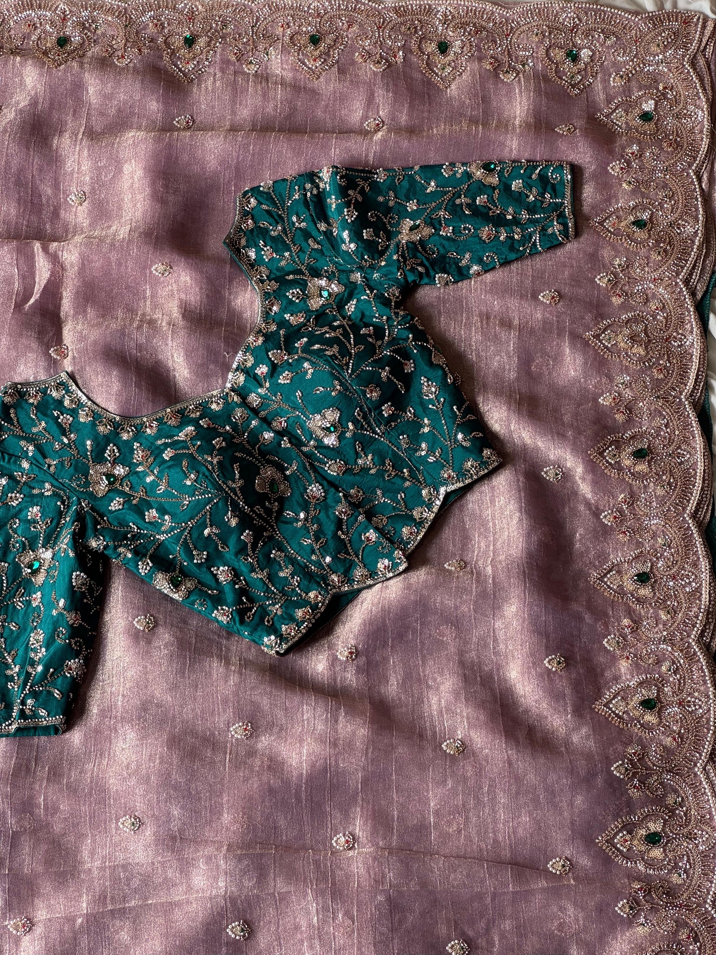 Surkh Saaj Saree