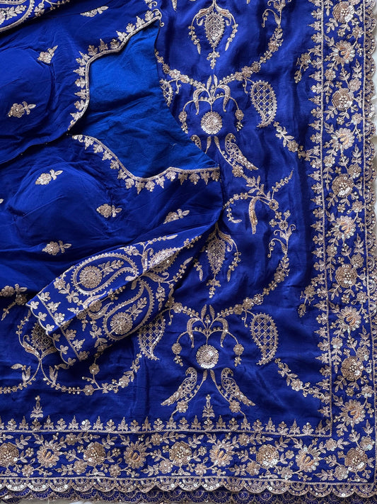 Sapphire Grace Saree
