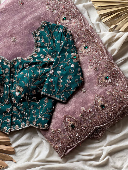 Surkh Saaj Saree