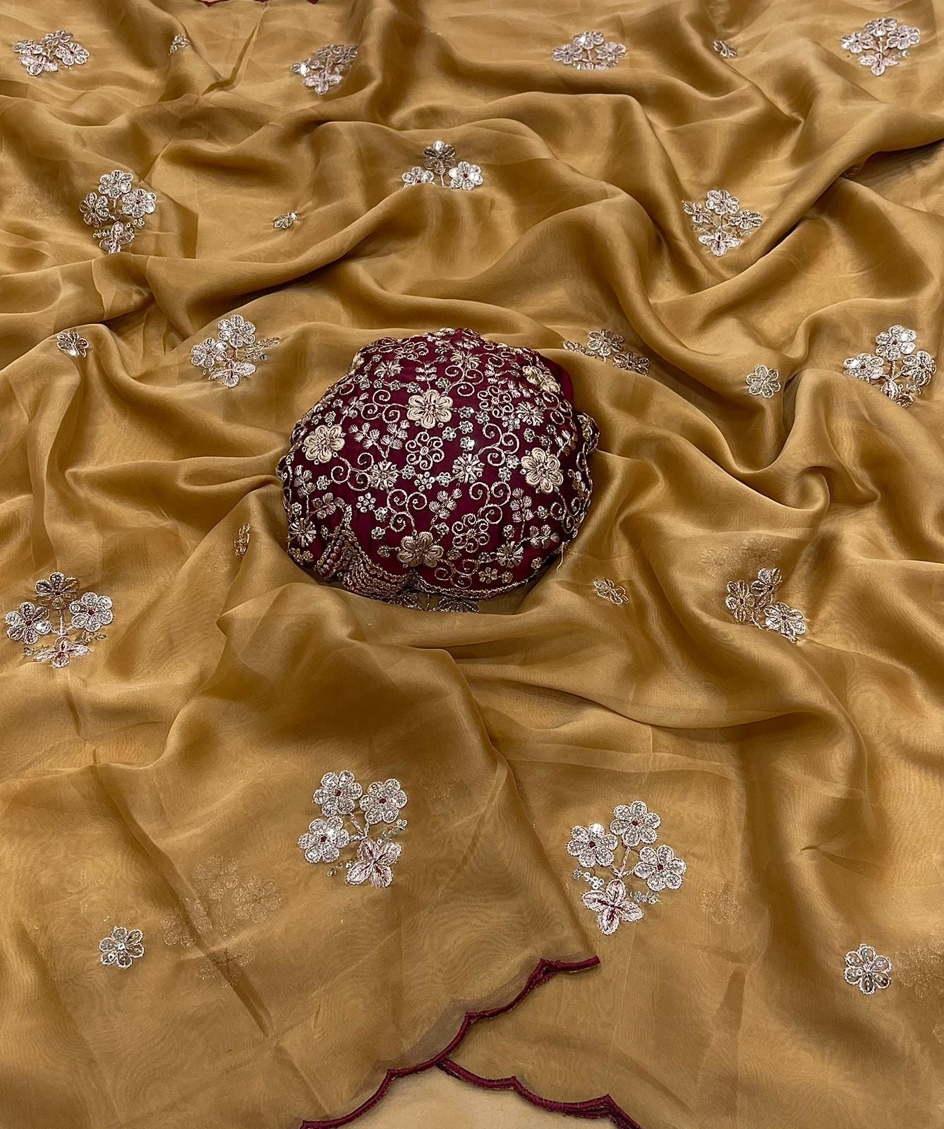 Golden Aura Saree