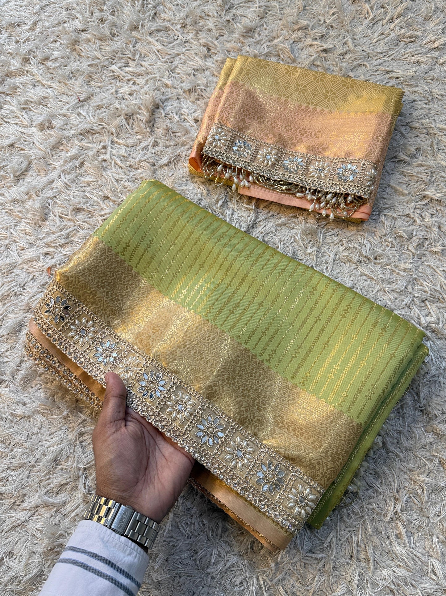 Pista Meher Saree