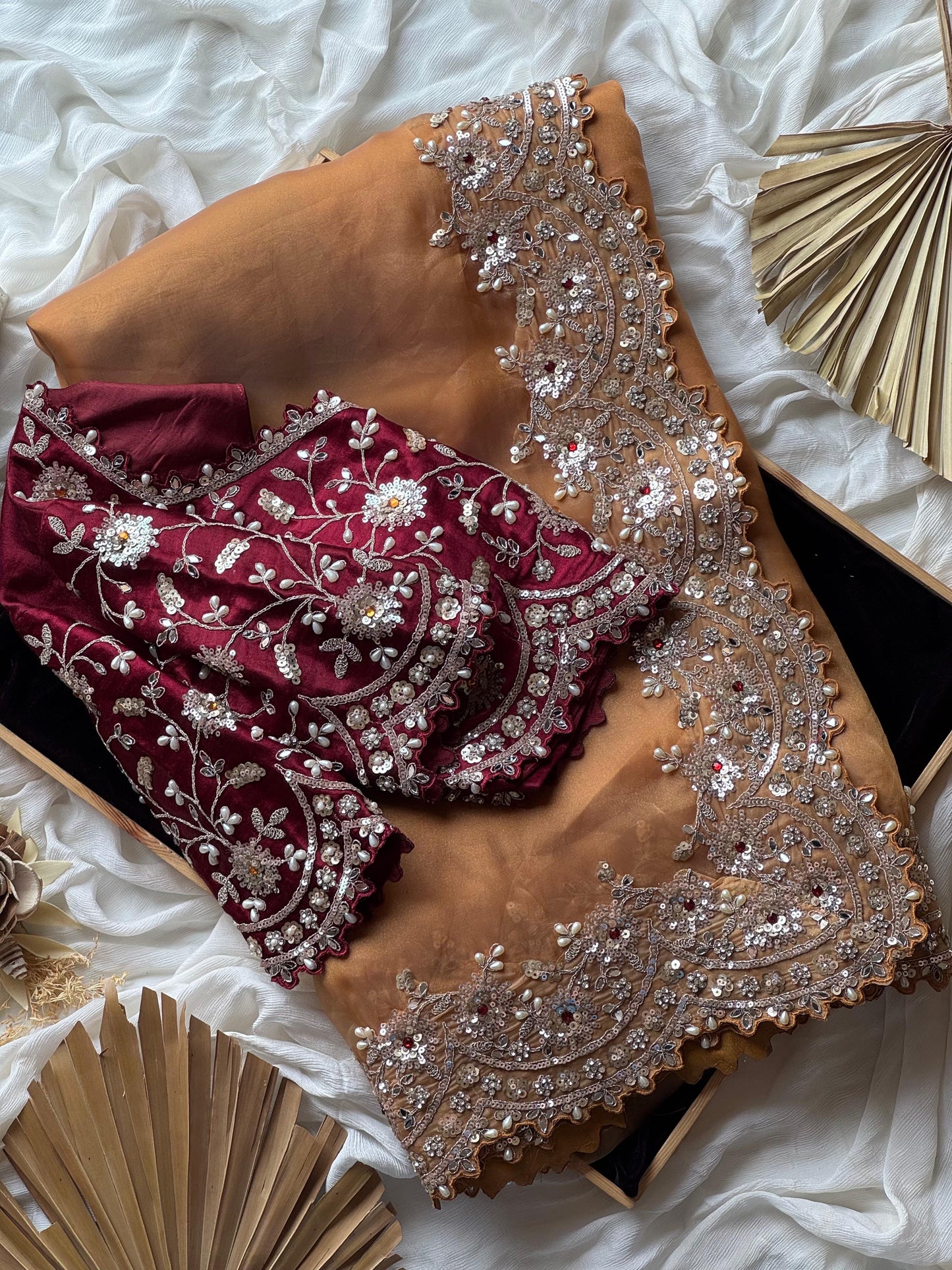 Sunehri Vatika Saree