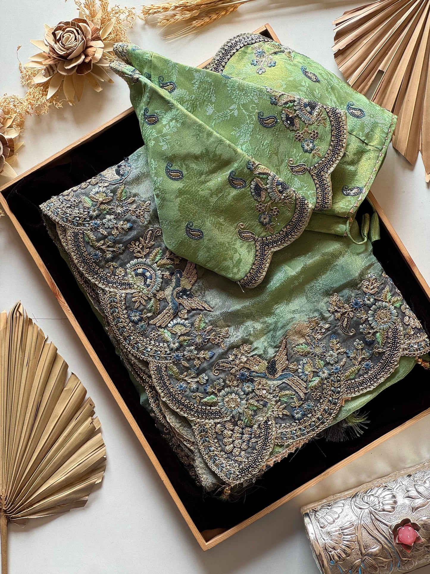 Floral Raga Saree
