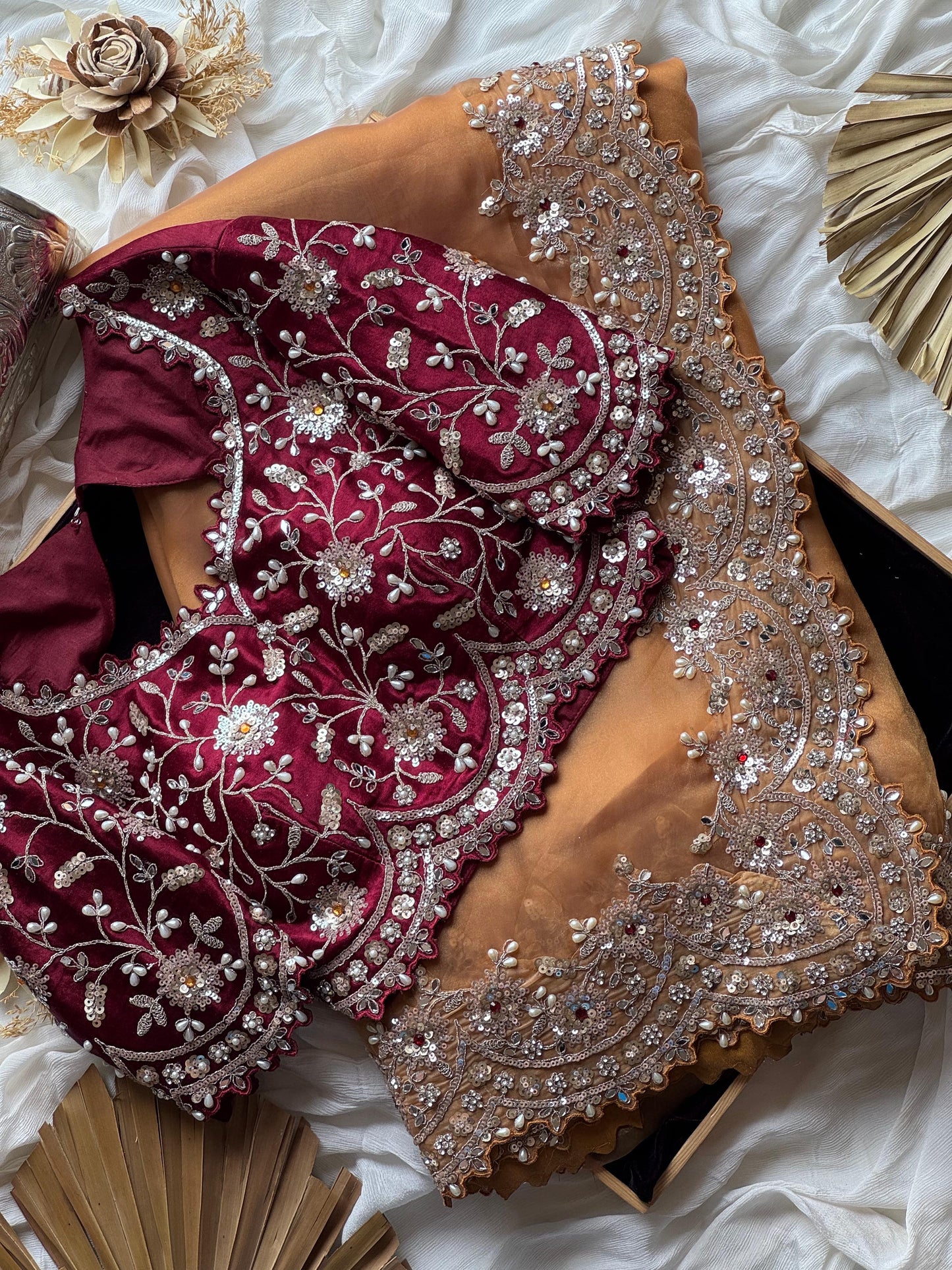 Sunehri Vatika Saree