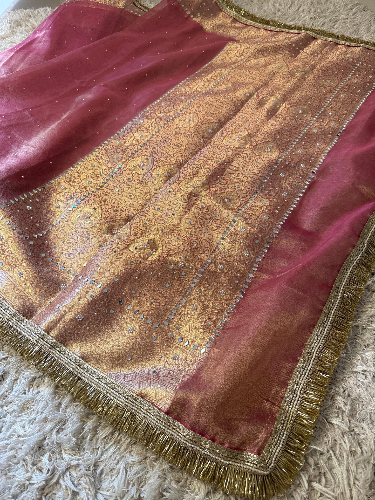 Golden Aura Saree