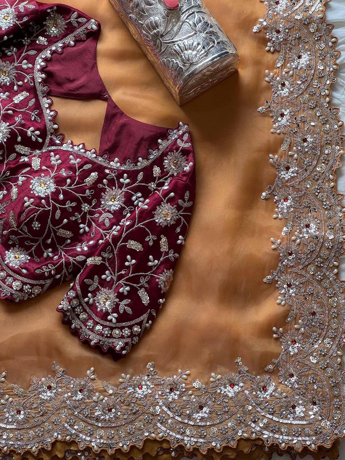 Sunehri Vatika Saree