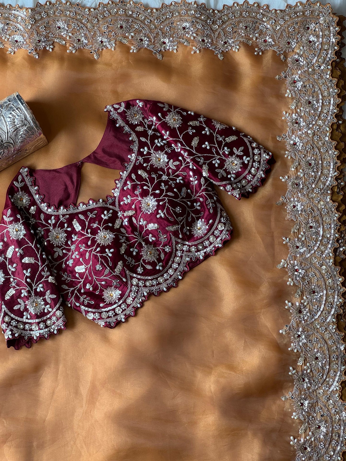 Sunehri Vatika Saree