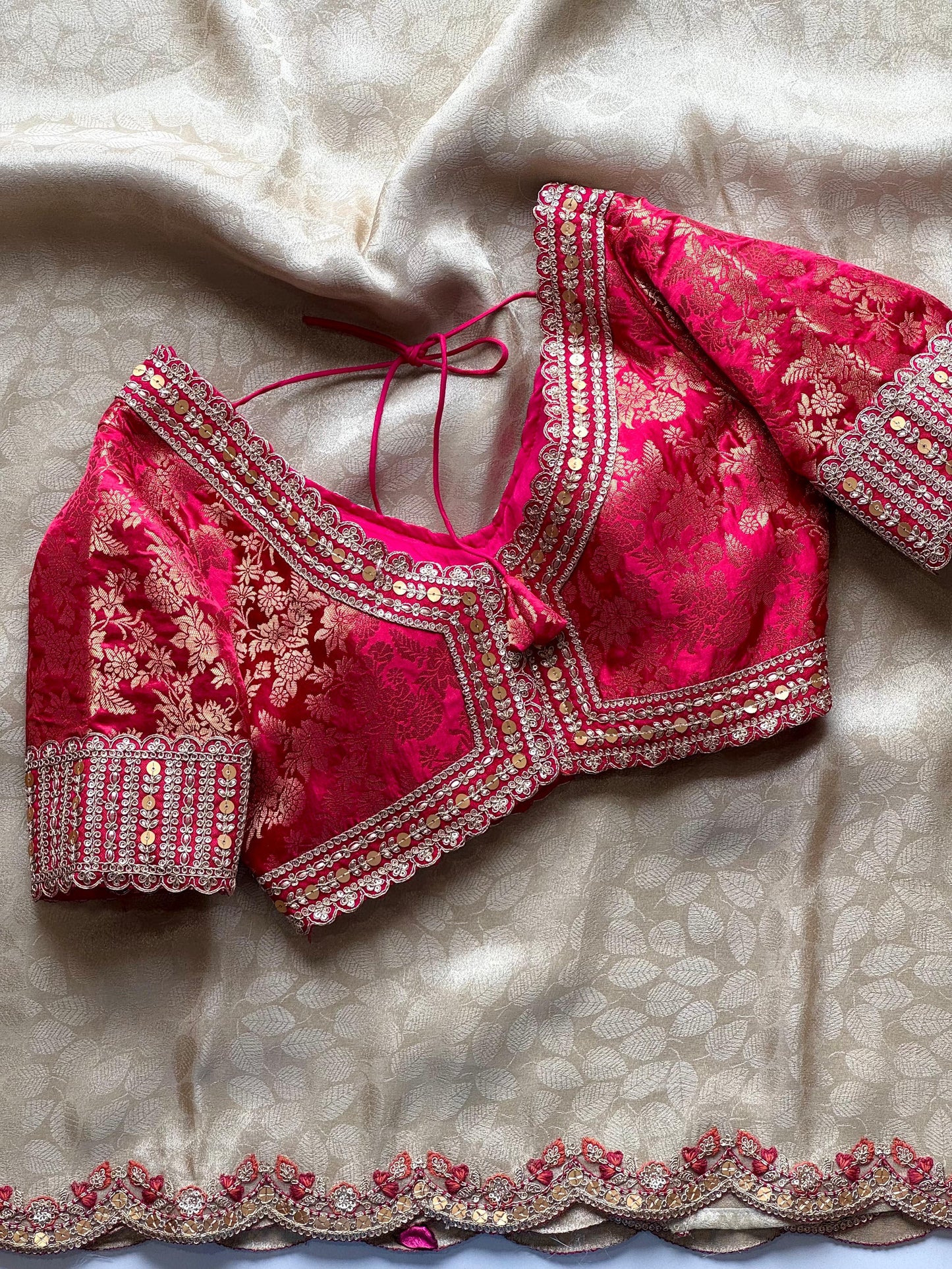 Sunehri Sindoor Saree