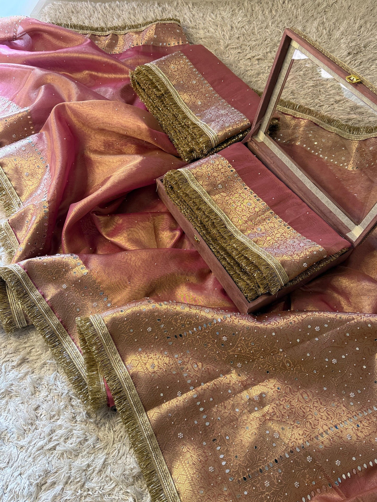 Golden Aura Saree