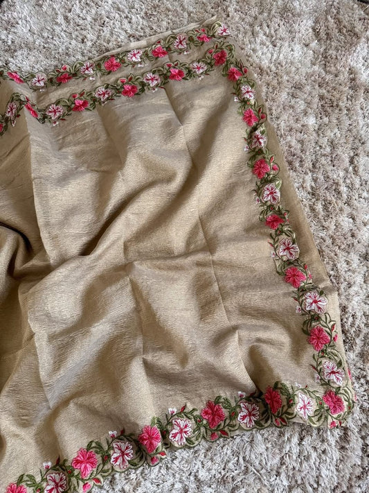 Gulnaar Blossom Saree