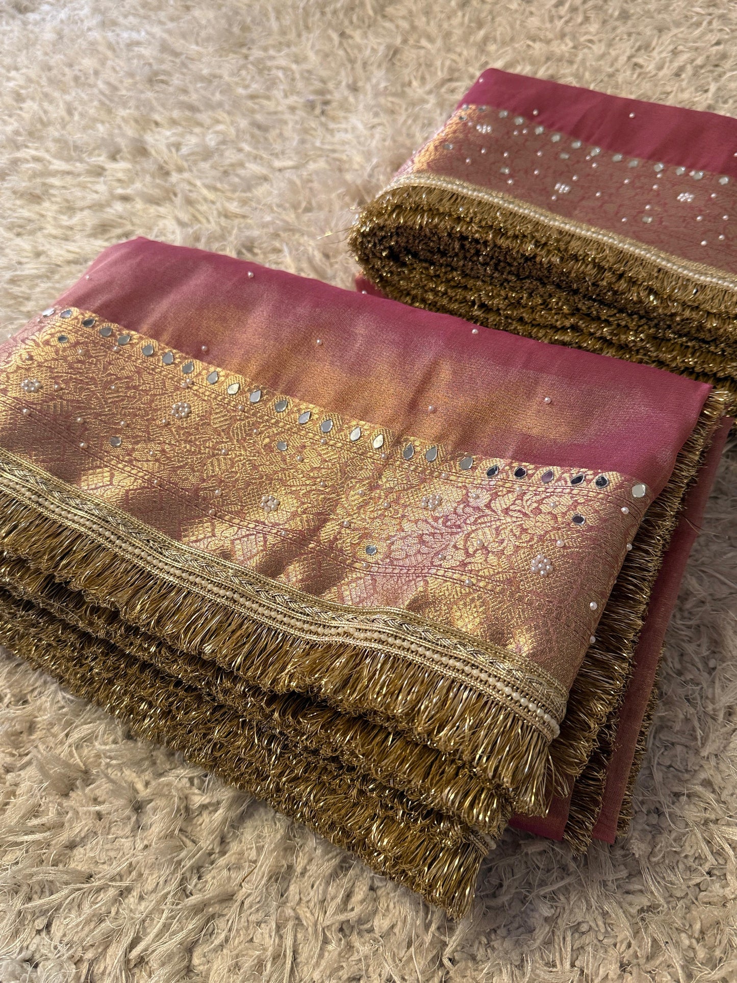 Golden Aura Saree
