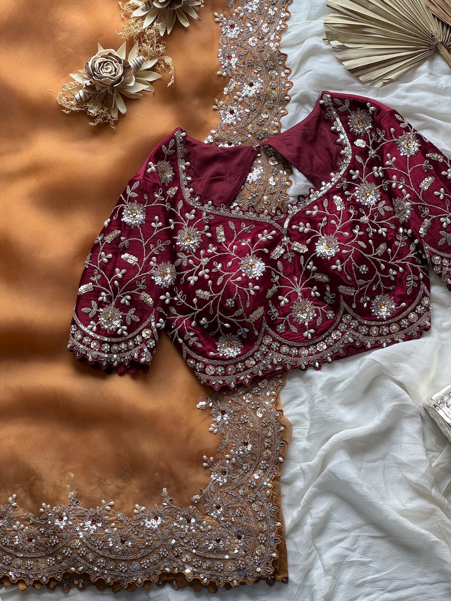 Sunehri Vatika Saree