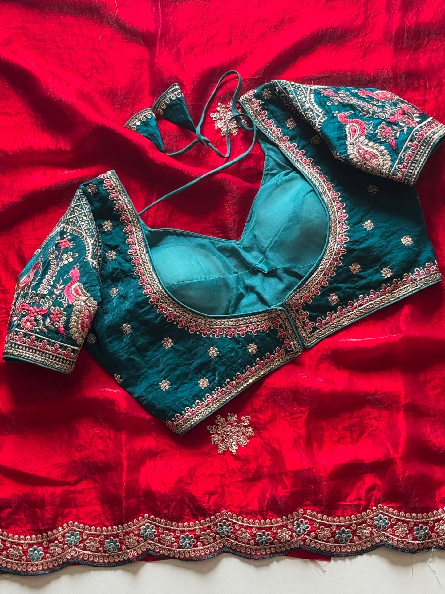 Zarqaa Blossom Saree