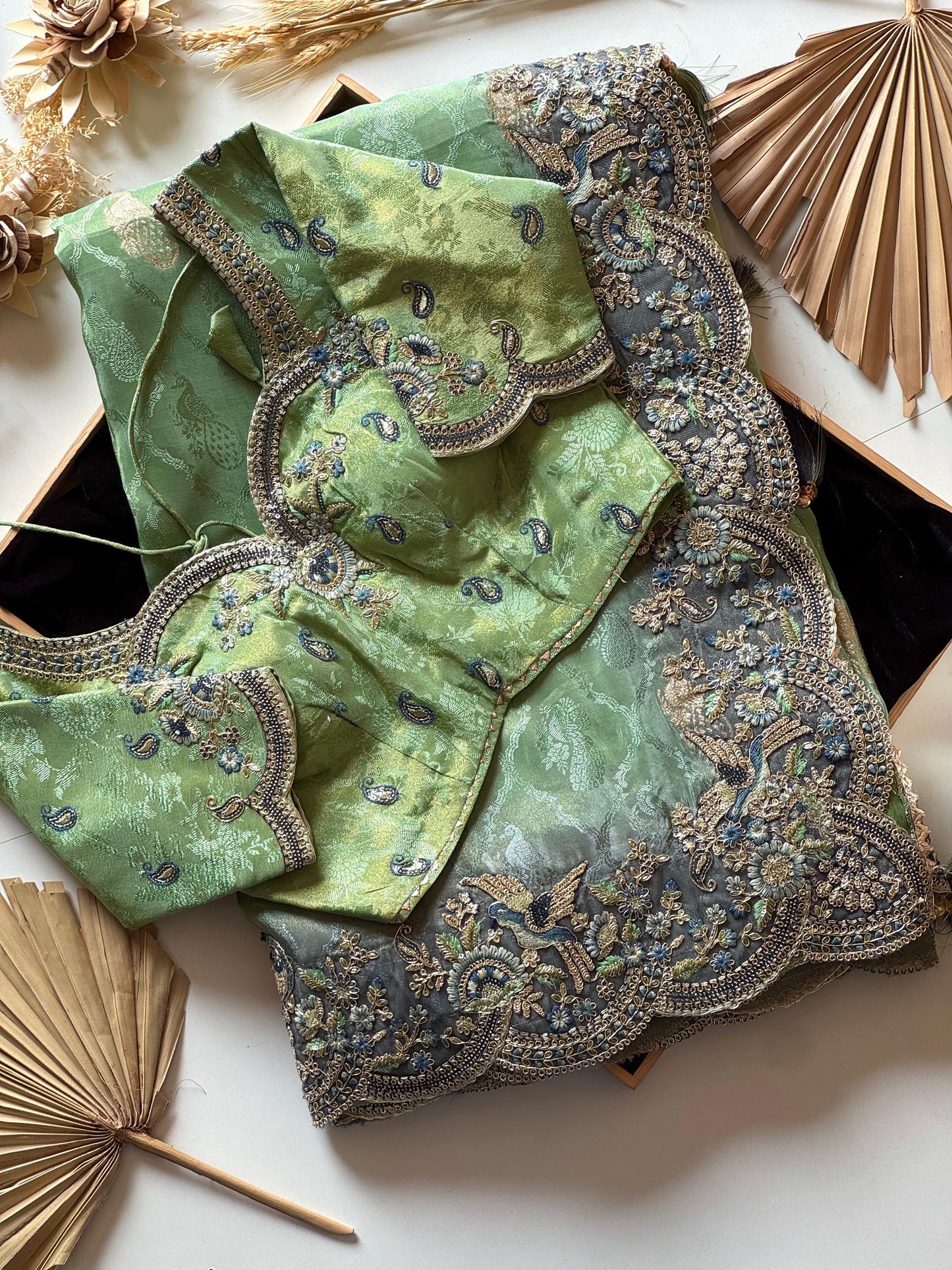 Floral Raga Saree