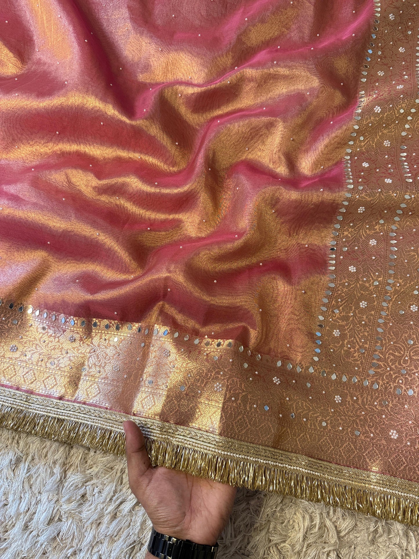 Golden Aura Saree