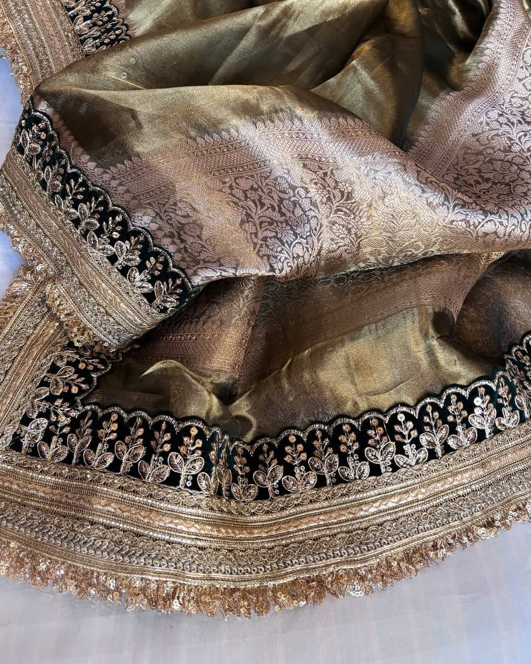 Zari Gold Saree