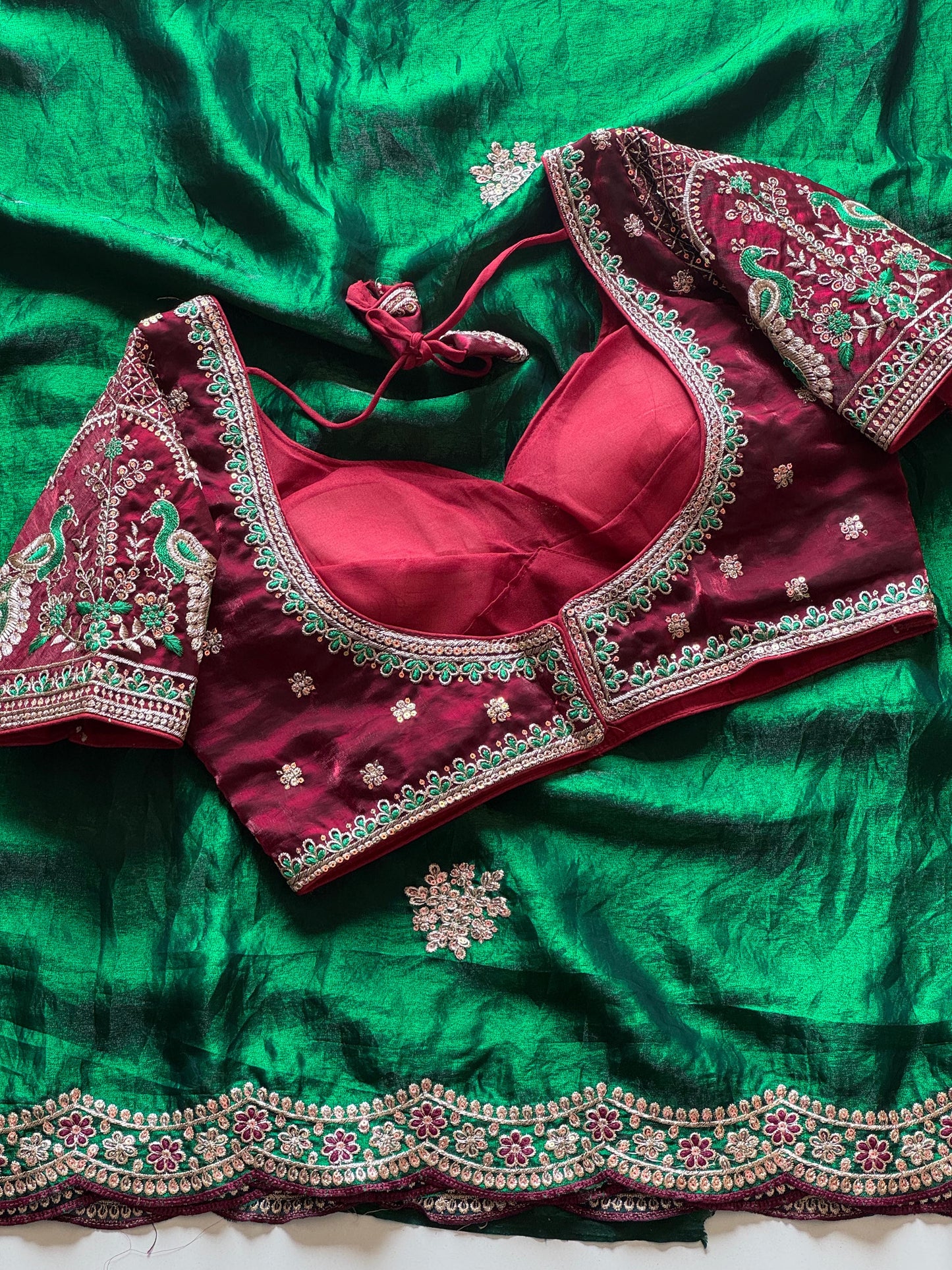 Zarqaa Blossom Saree