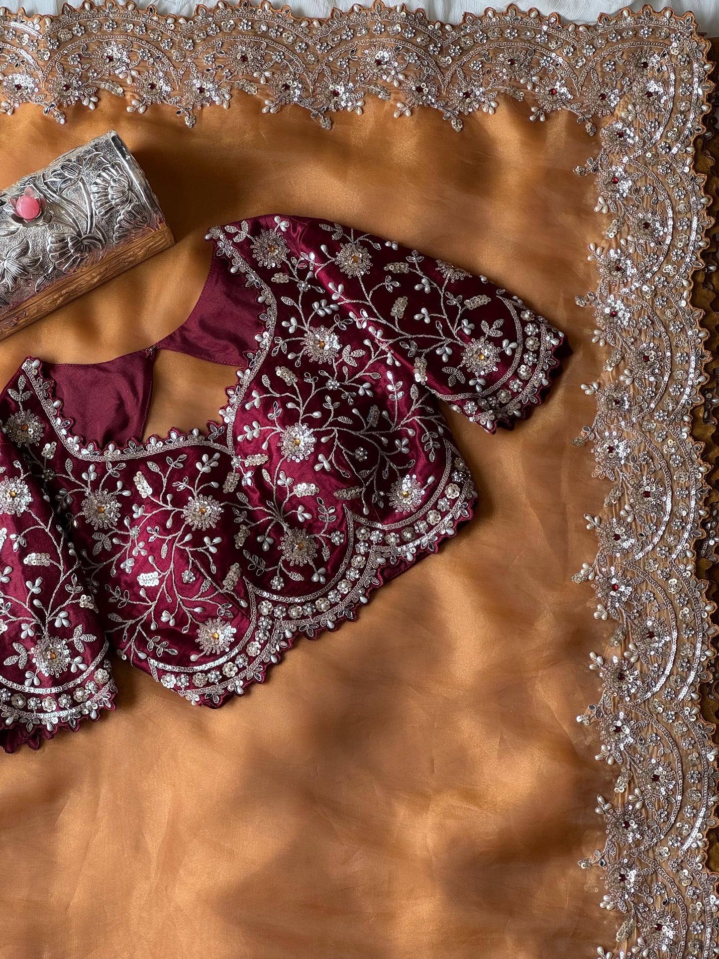 Sunehri Vatika Saree