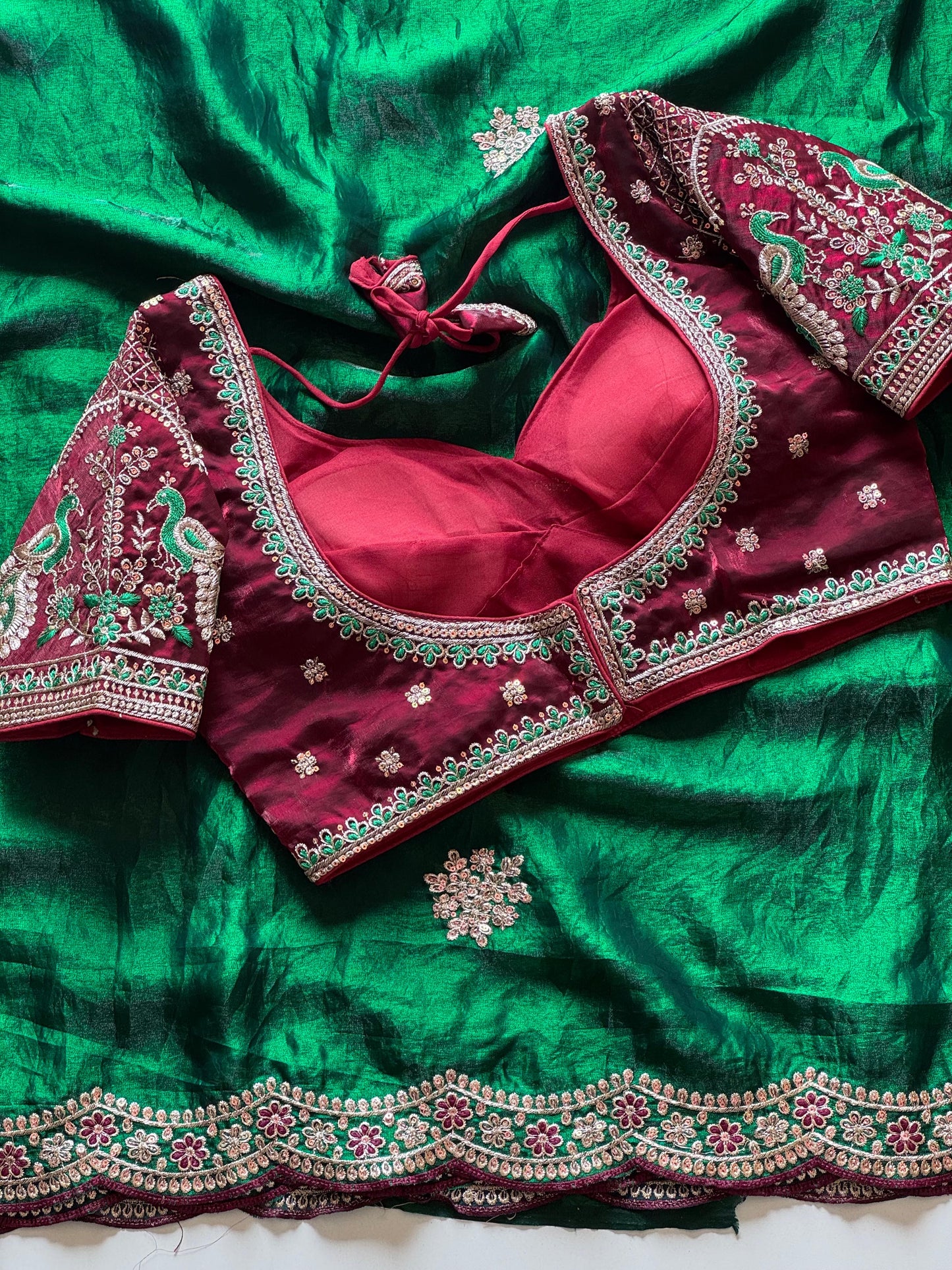 Zarqaa Blossom Saree