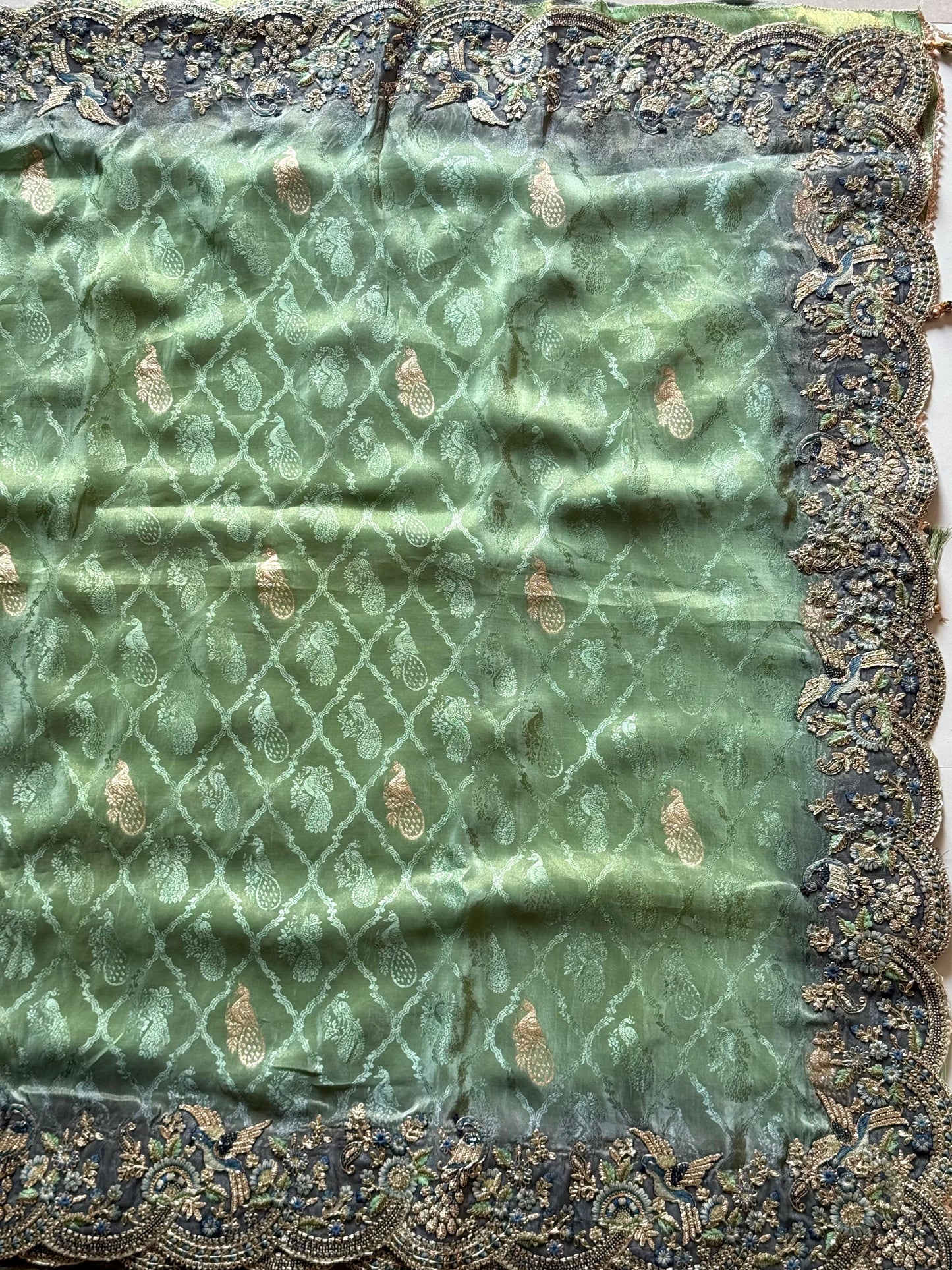 Floral Raga Saree