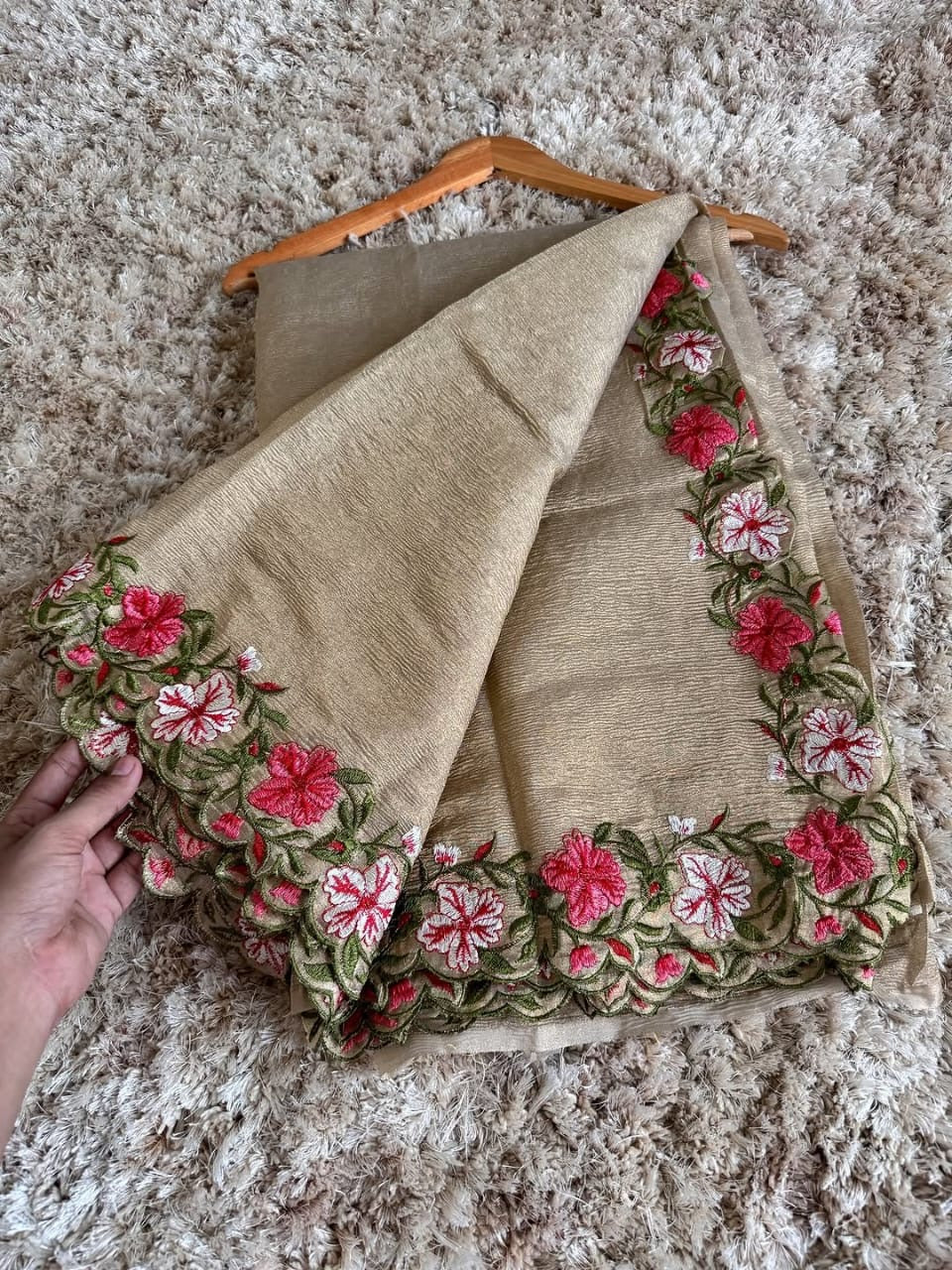 Gulnaar Blossom Saree