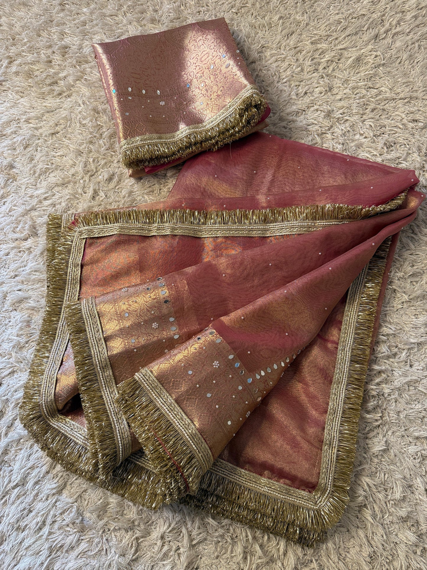Golden Aura Saree