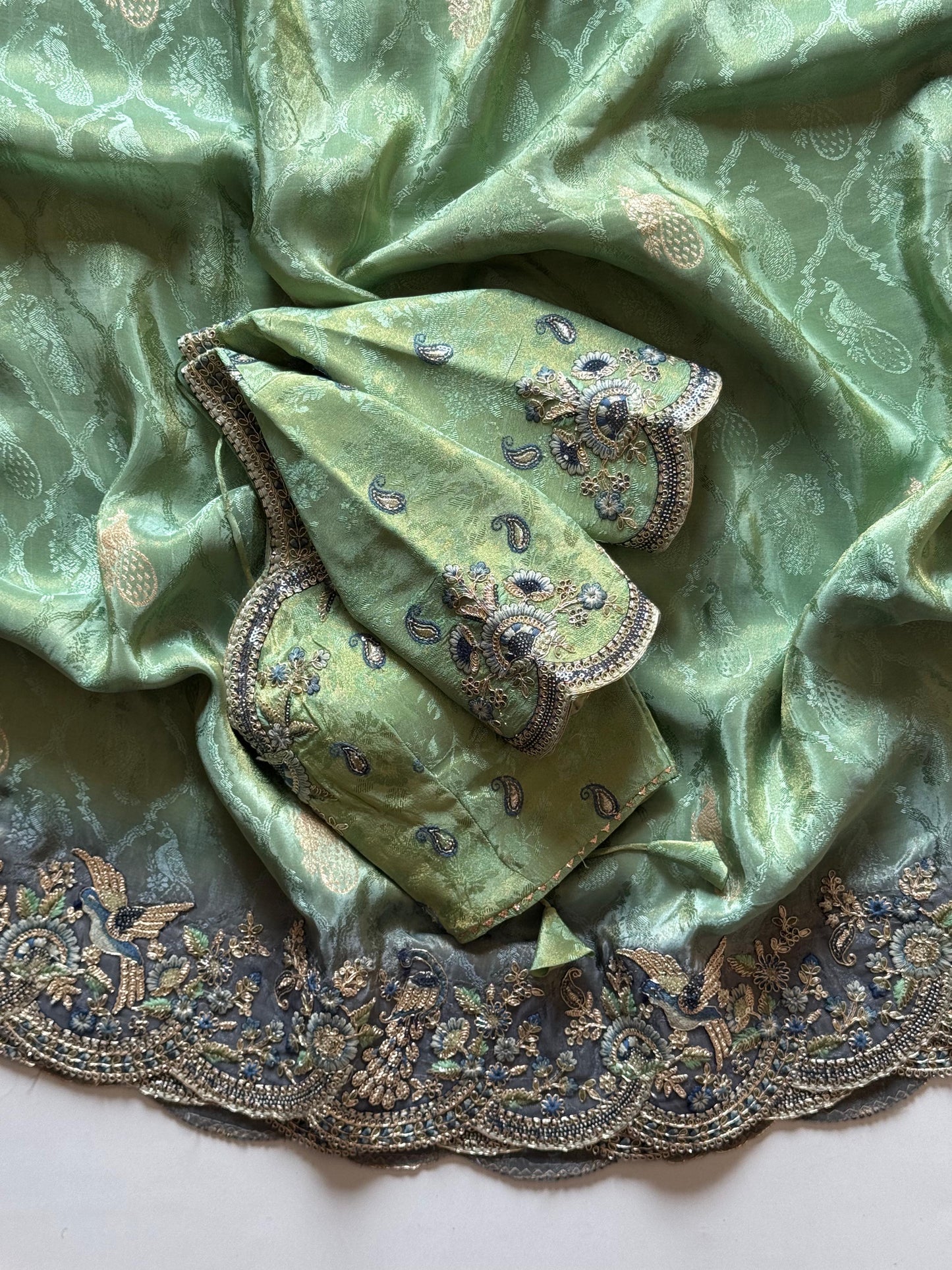 Floral Raga Saree