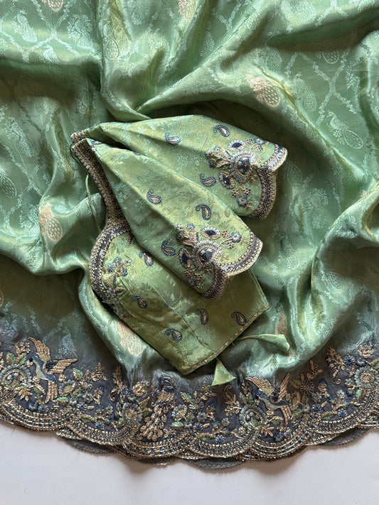 Floral Raga Saree