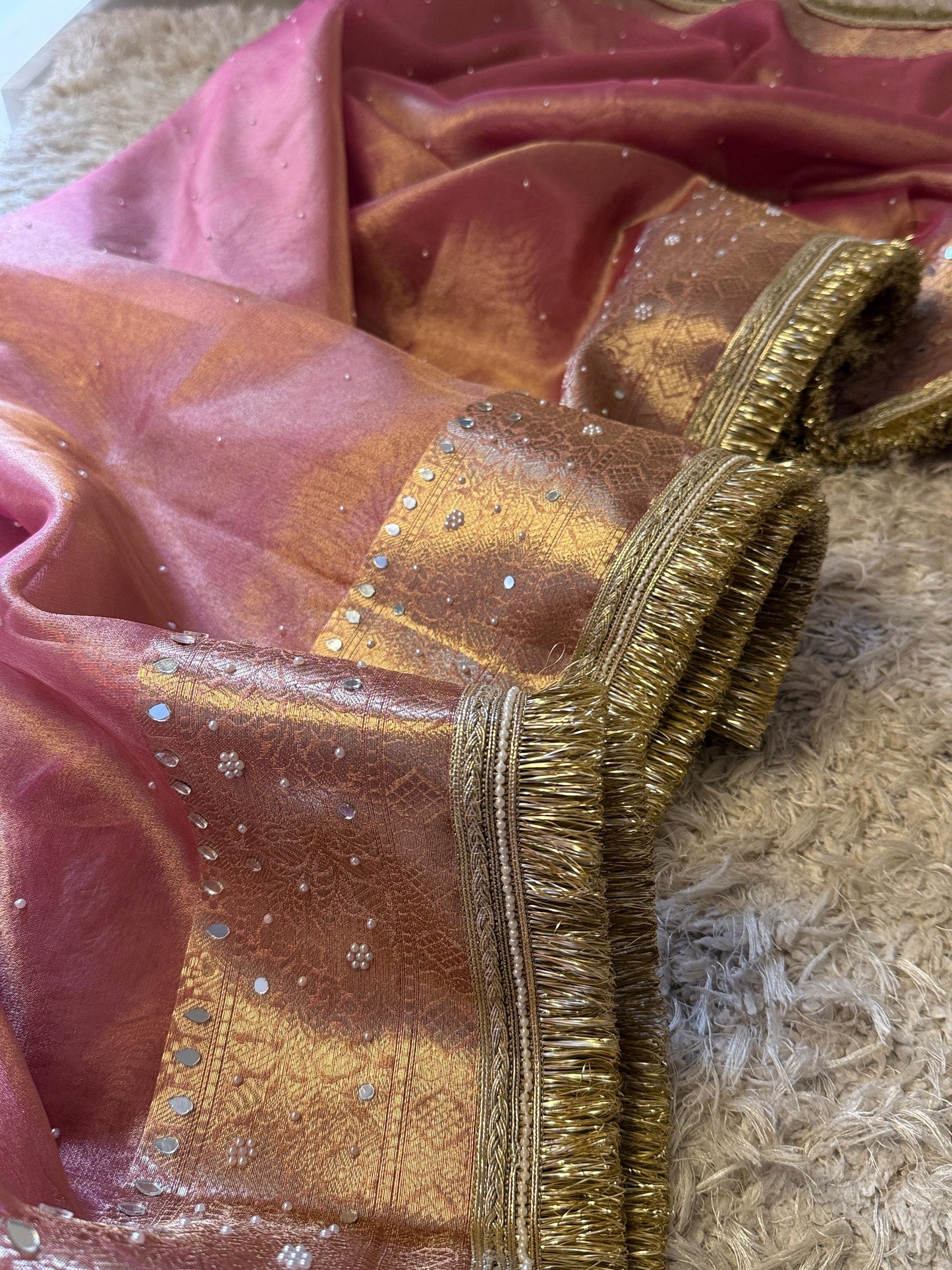 Golden Aura Saree