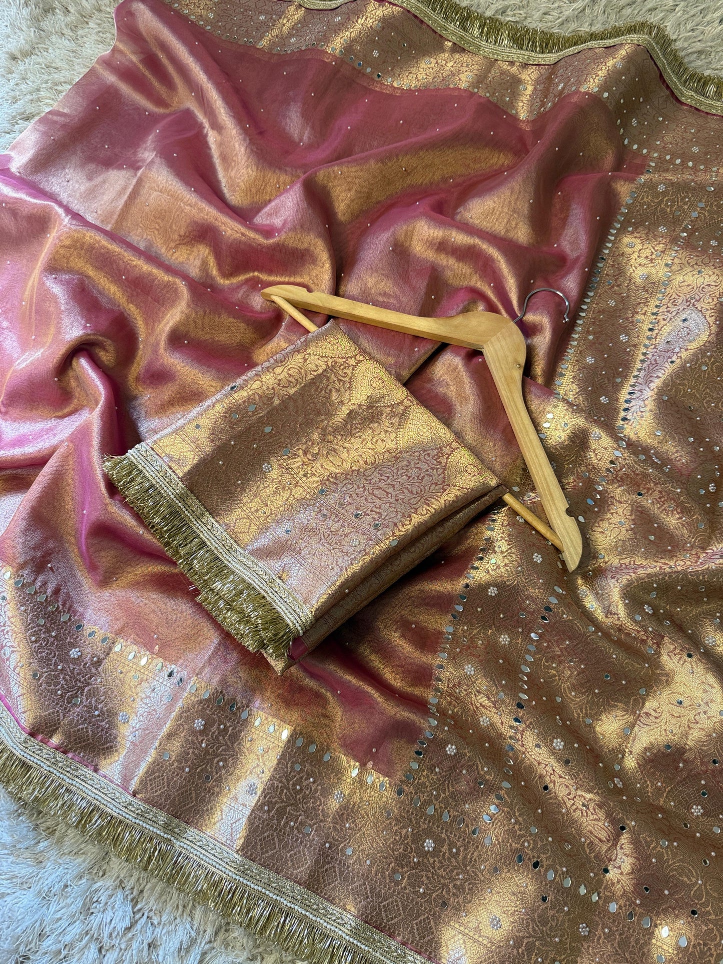 Golden Aura Saree