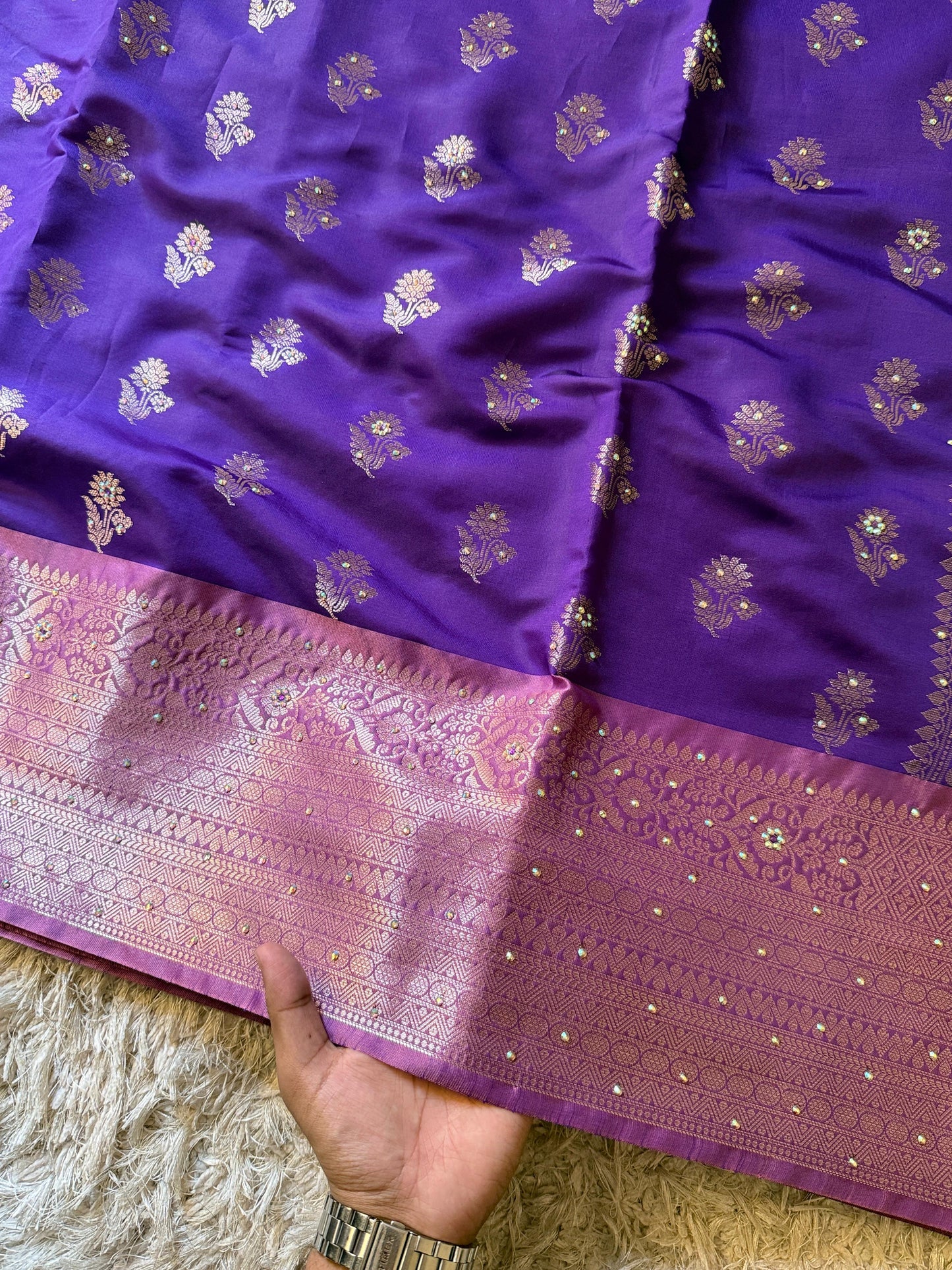 Mystic Lavender Saree