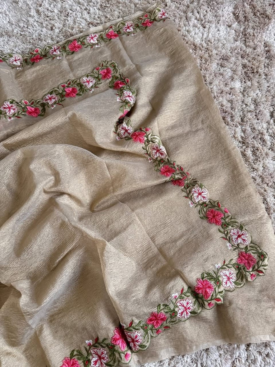 Gulnaar Blossom Saree
