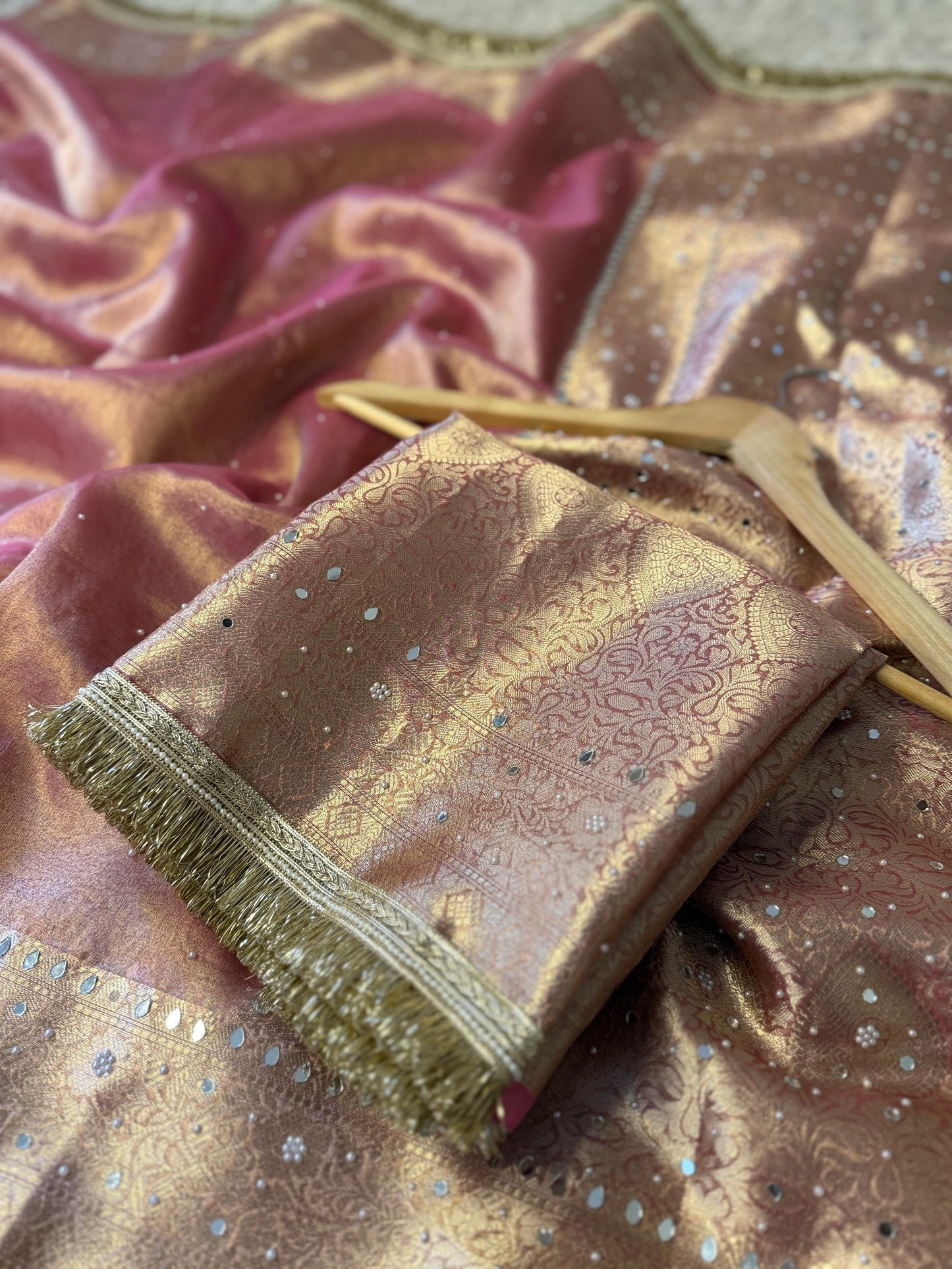 Golden Aura Saree
