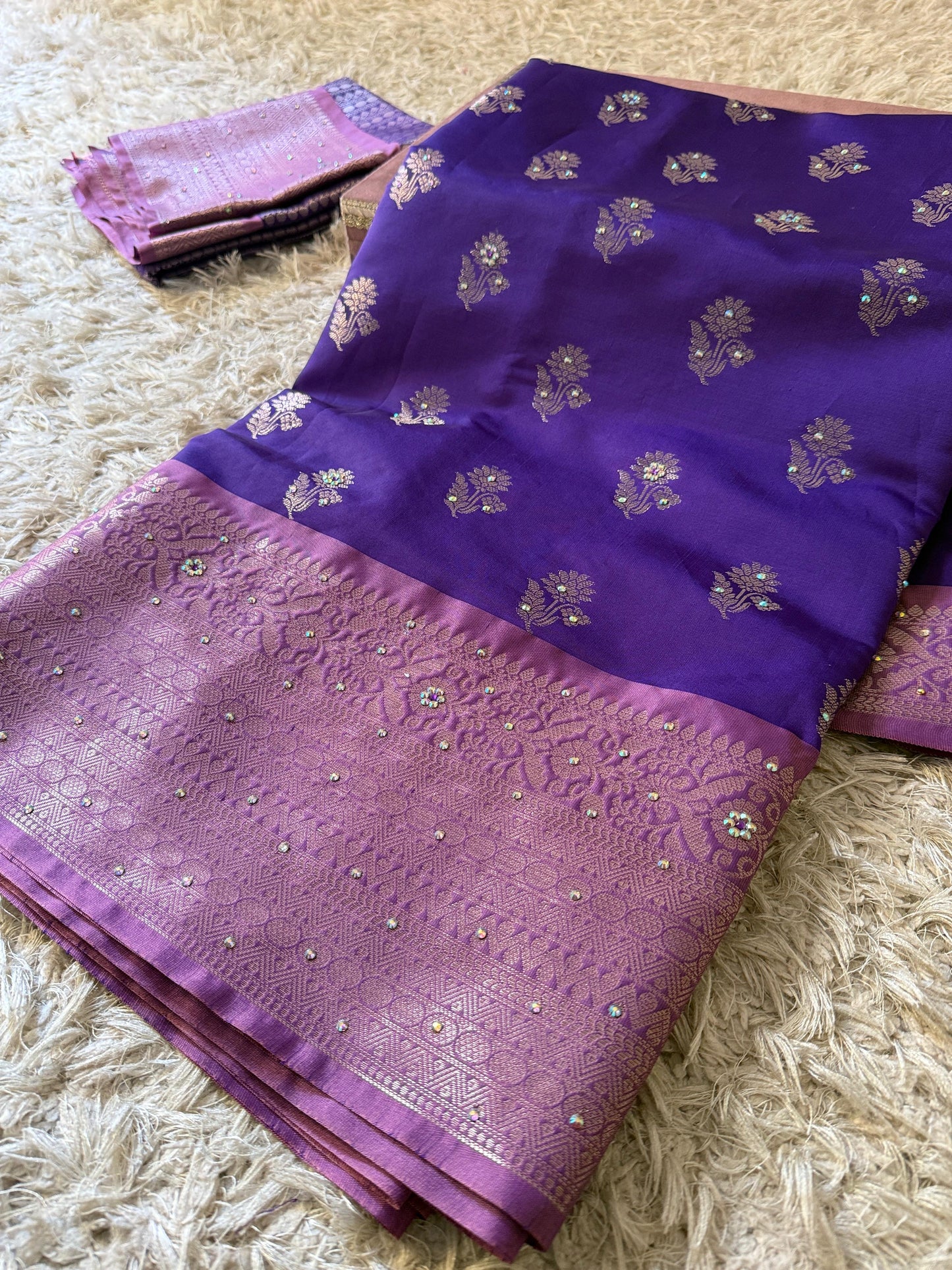 Mystic Lavender Saree