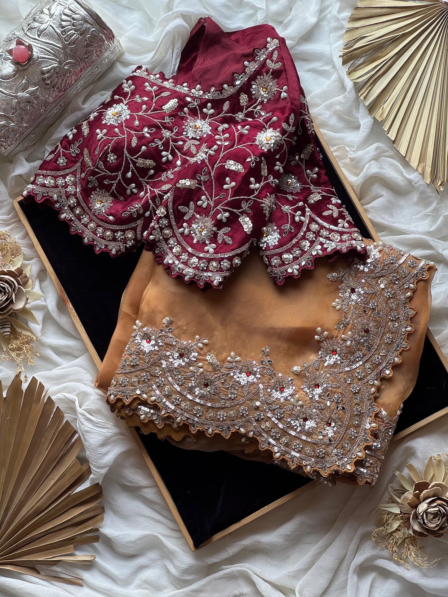 Sunehri Vatika Saree