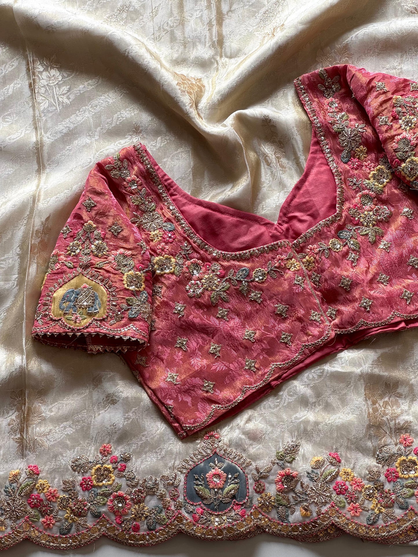 Rosy Petal Saree