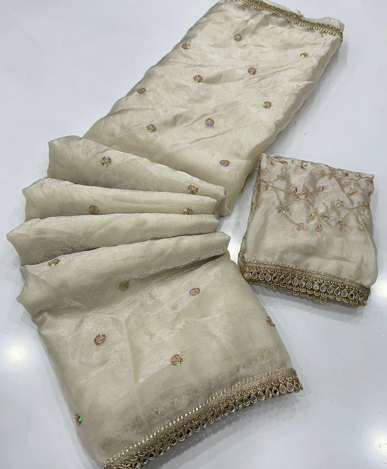 Ivory Dreams Saree