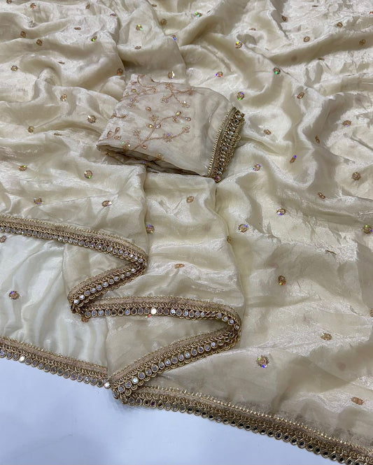 Ivory Dreams Saree