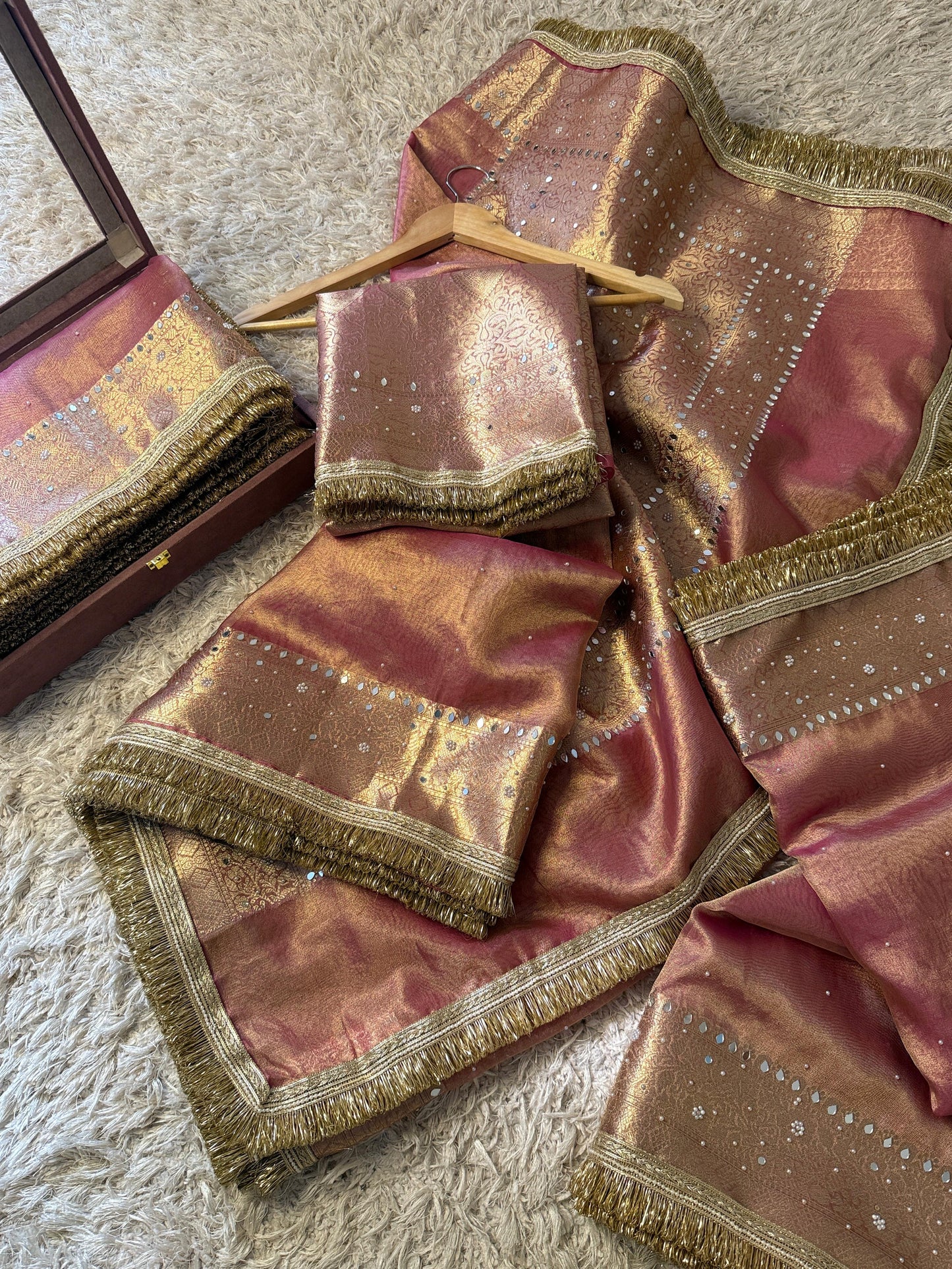 Golden Aura Saree