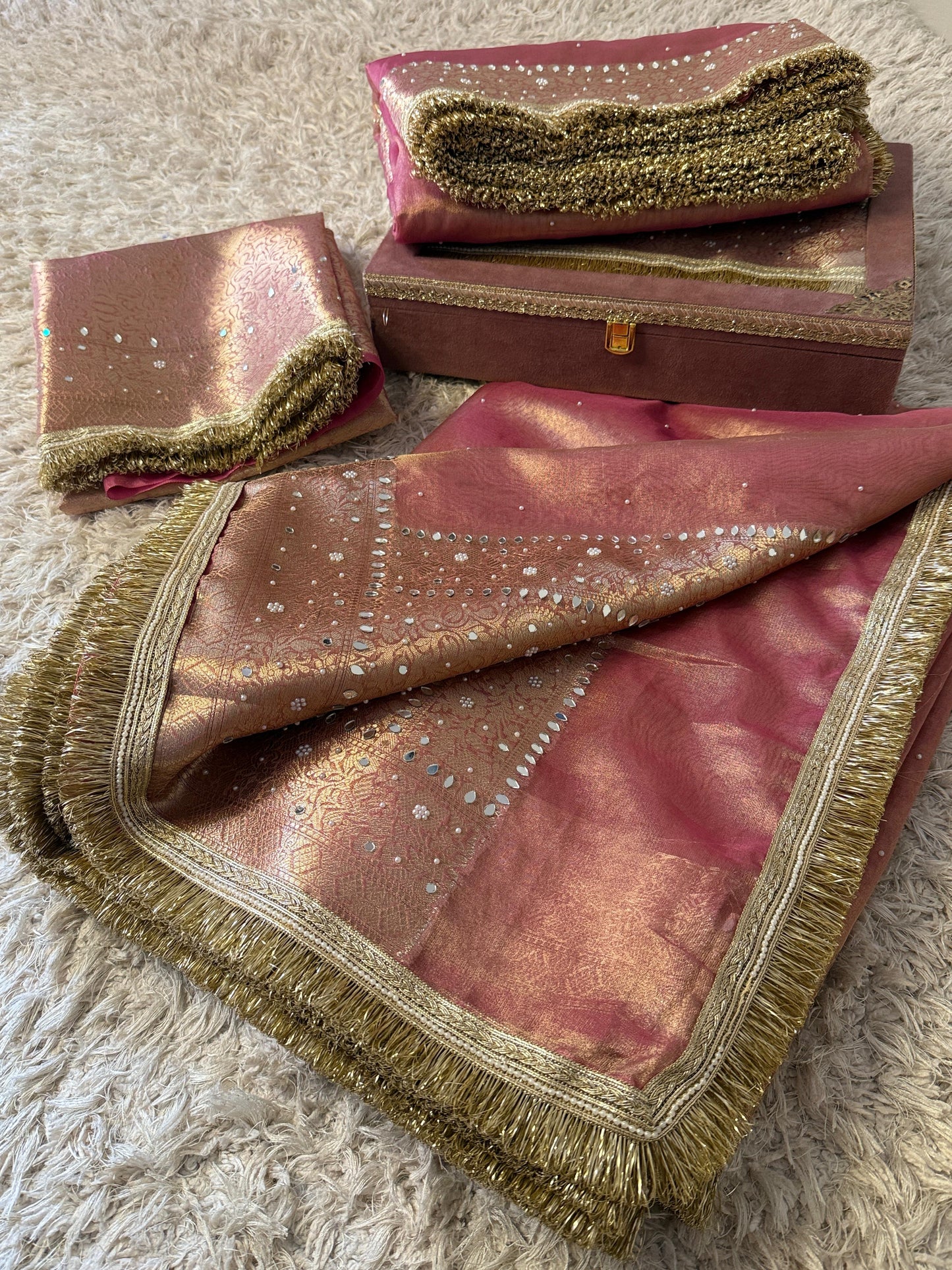 Golden Aura Saree