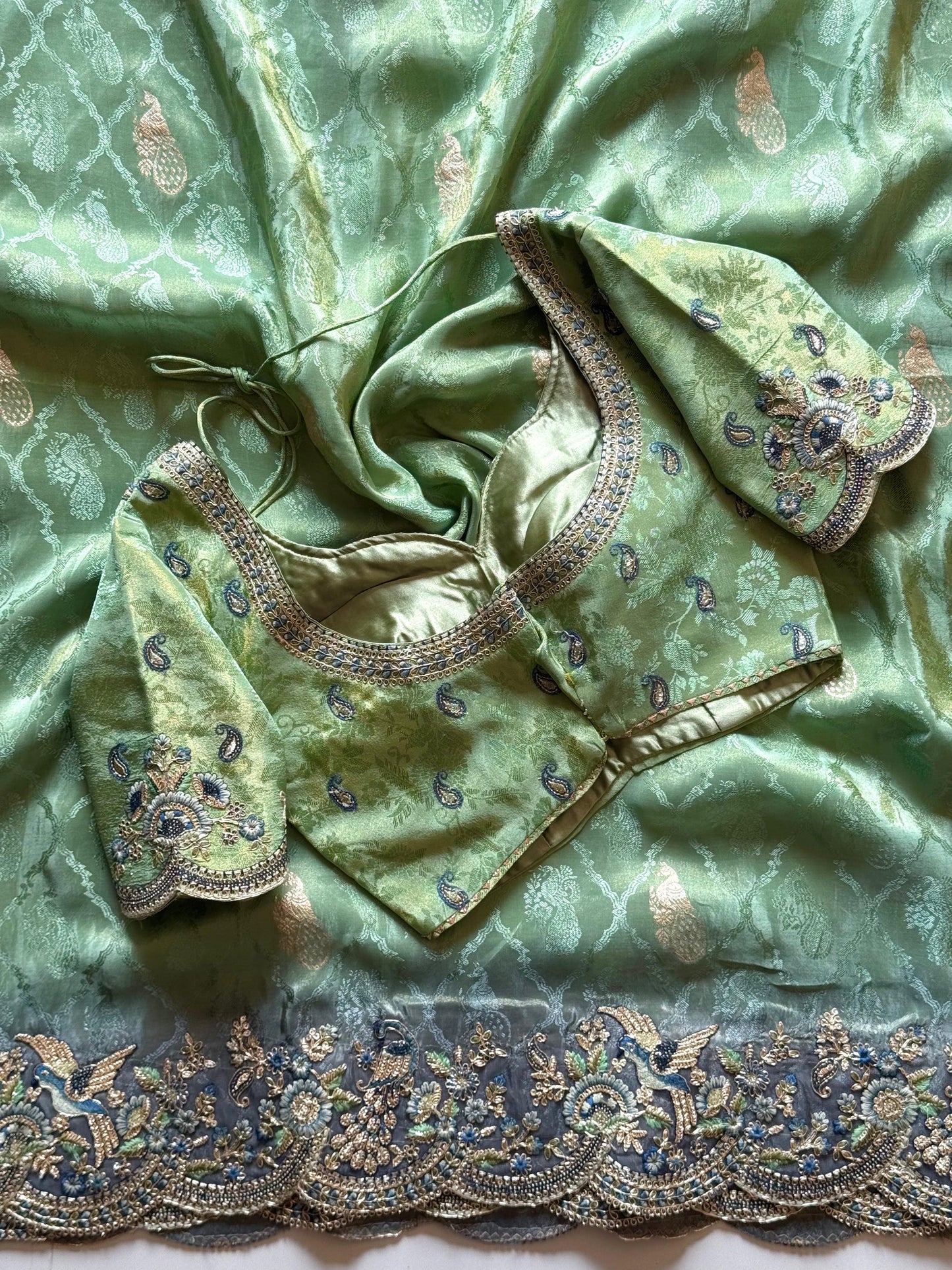 Floral Raga Saree