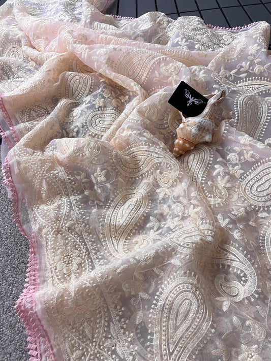 Gulpari Blossom Saree